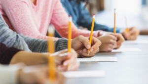 Students Writing Examination