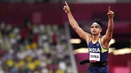 Neeraj Chopra wins a silver medal in the Pavo Nurmi Games 2022
