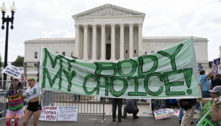 Roe v. Wade is overturned by the US Supreme Court, ending the constitutional right to an abortion