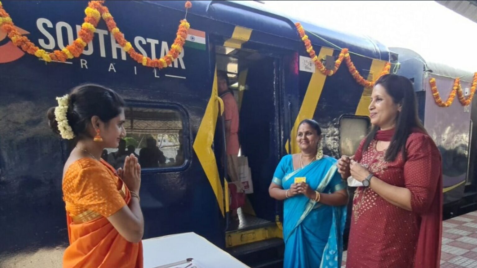 The Indian railways launch the first private train under the ‘Bharat Gaurav’ scheme
