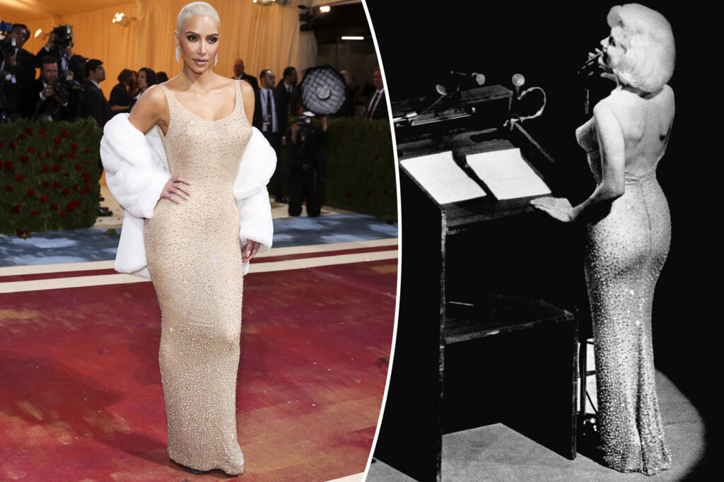 Kim Kardashian Damages the precious Marilyn Monroe Dress! - Asiana Times