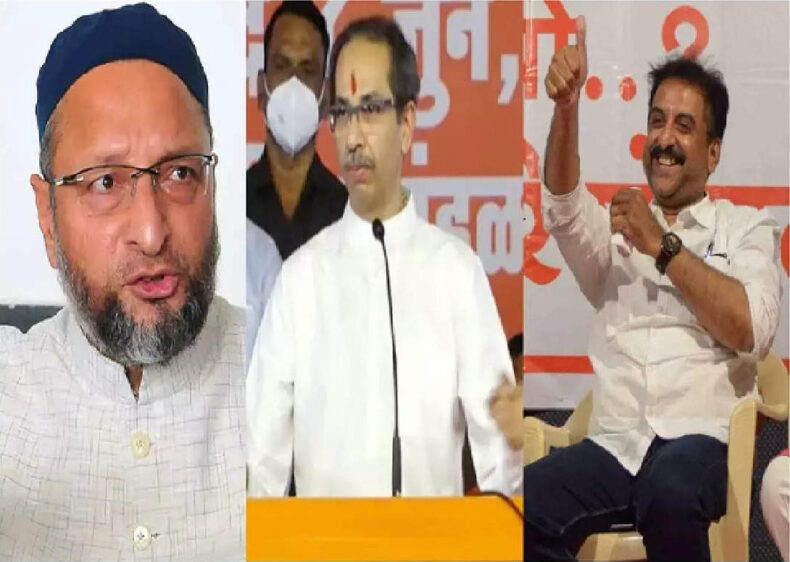 AIMIM leader reacts to the renaming of Aurangabad and calls it a great example of cheap politics