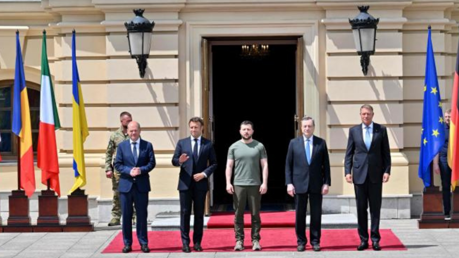 Four European leaders visit Ukraine, signalling a united European community