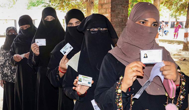 Muslim voters were denied from entering voting booths for "Crowd Control" in UP By-polls