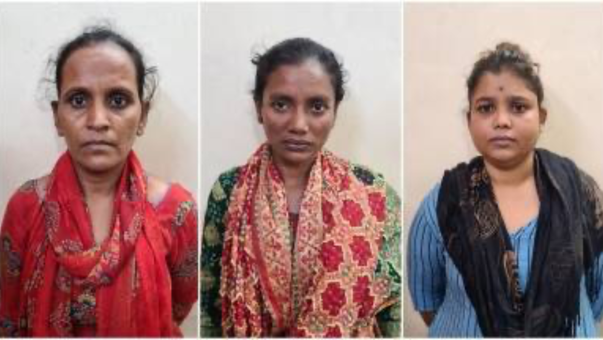 3 Women use Facebook to steal in Bangalore, now caught.
