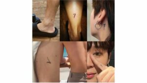 BTS member Jimin debut his “7” tattoo - Asiana Times
