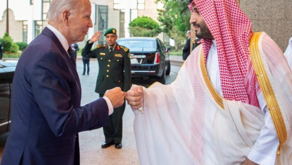 Saudi summit raises eyebrows as Biden lands in Jeddah. 