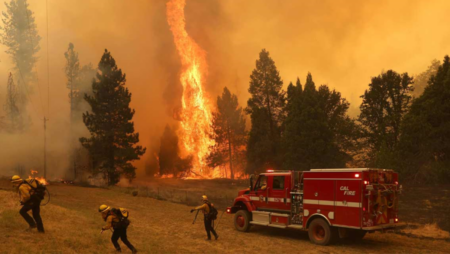 Emergency issued due to wildfire raging in Yosemite National Park