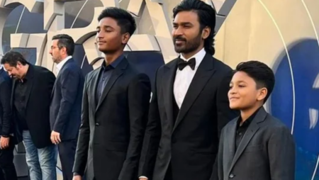 The Gray Man's premiere in LA: Dhanush's family photo slays the show