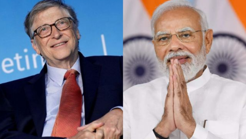 Indian Prime Minister Narendra Modi's 200-Crore Covid Vaccination Milestone Is Congratulated by Bill Gates
