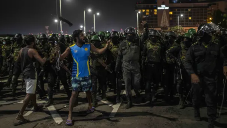 Military raids Sri Lanka’s main protest site, protestors assaulted