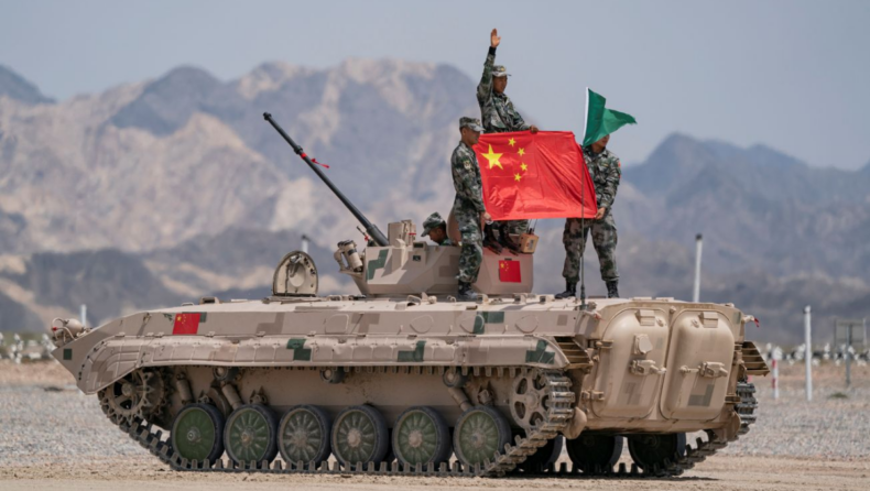 Xi deploys tanks to protect crisis-hit banks.