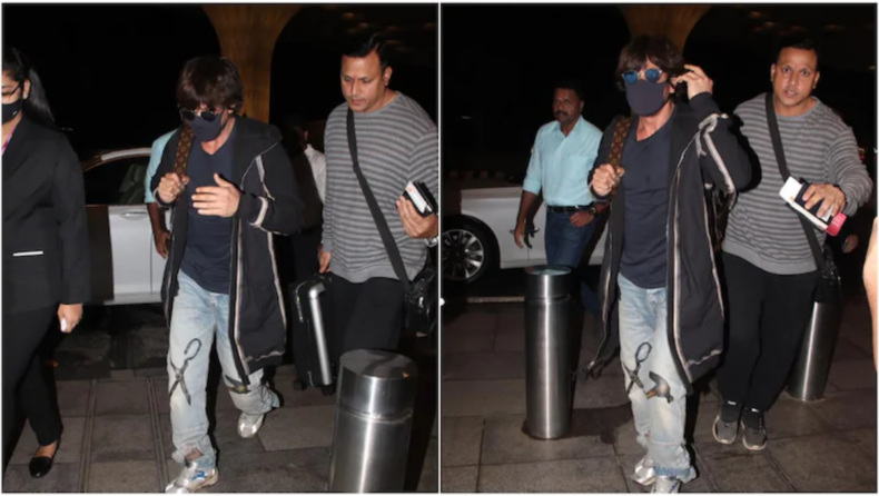 Shah Rukh Khan’s airport look is giving his fans kings vibes