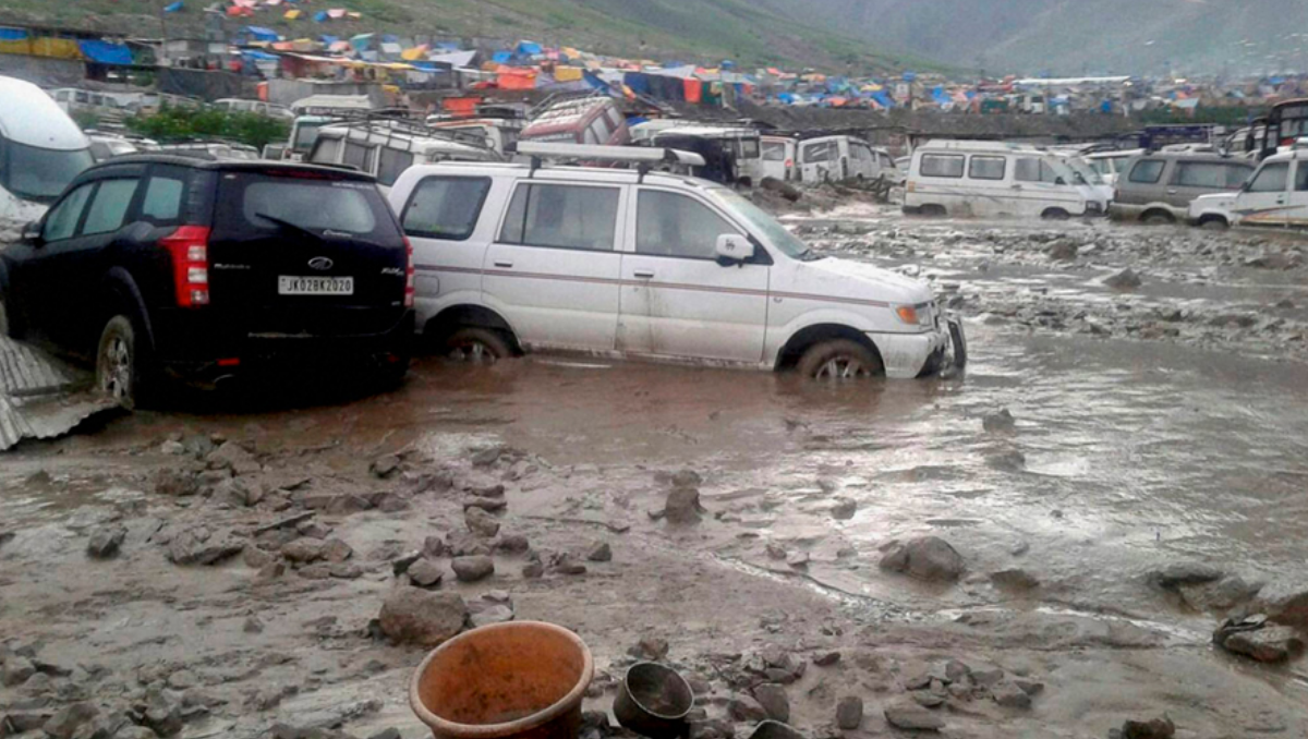 Cloudburst-induced flash flood, tragedy strikes the Amarnath Yatra camp   