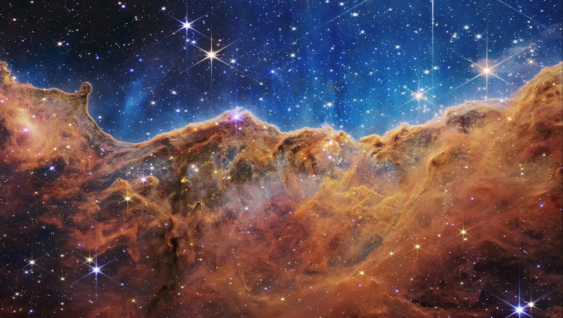 NASA's Webb Telescope Captures Star Birth and Cosmic Cliffs