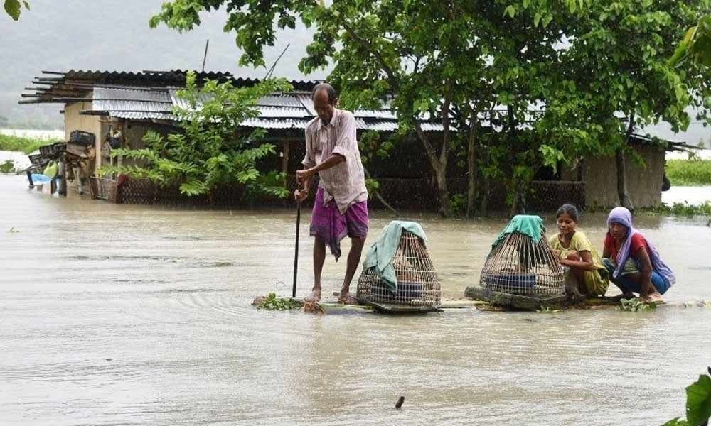 Assam flood situation in Assam improves; 11.17 still suffering, four more deaths in last 24 hours - Asiana Times