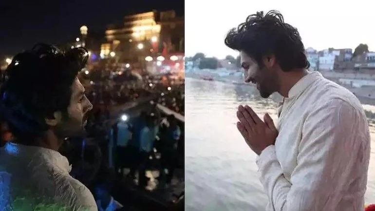 Kartik Aryan visits Varanasi after success of  Bhool  Bhulaiyaa 2