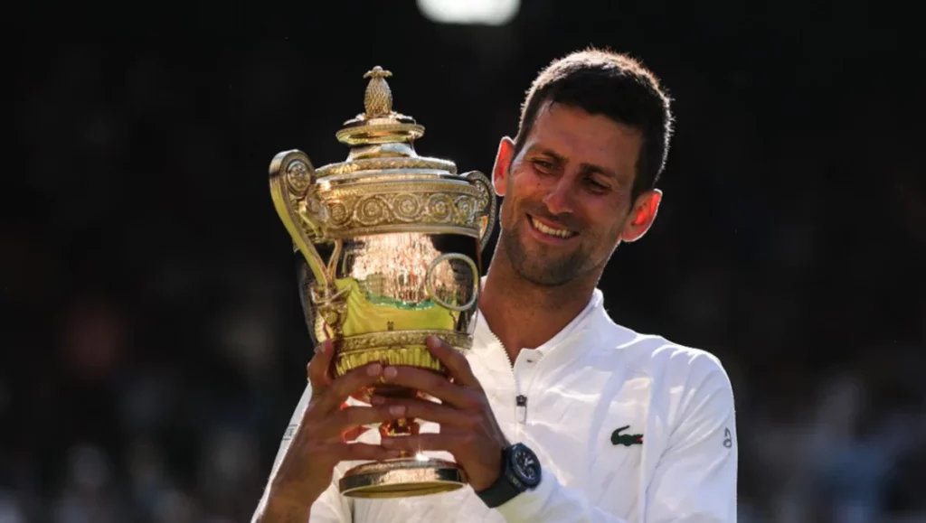 Serbia's legendary tennis player Novak Djokovic