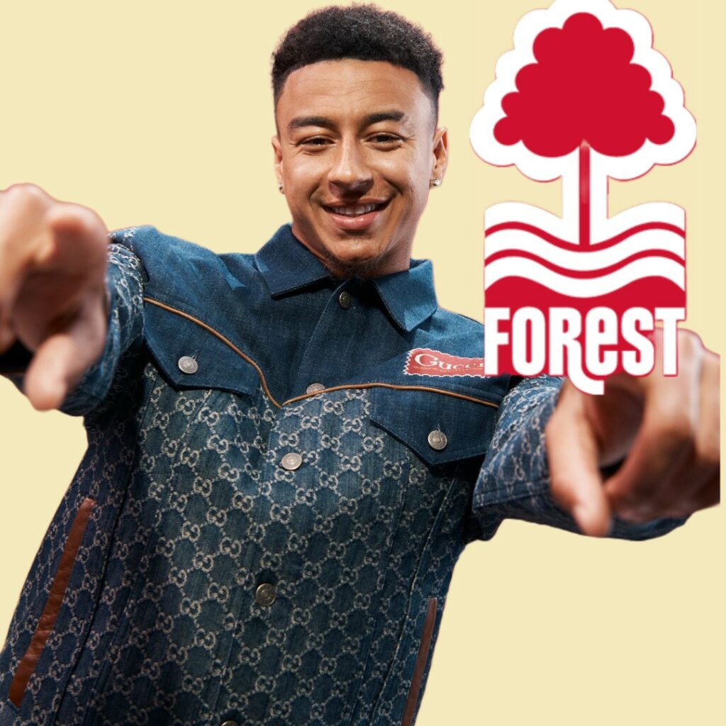 English footballer Jesse Lingard signs for Nottingham Forest 
