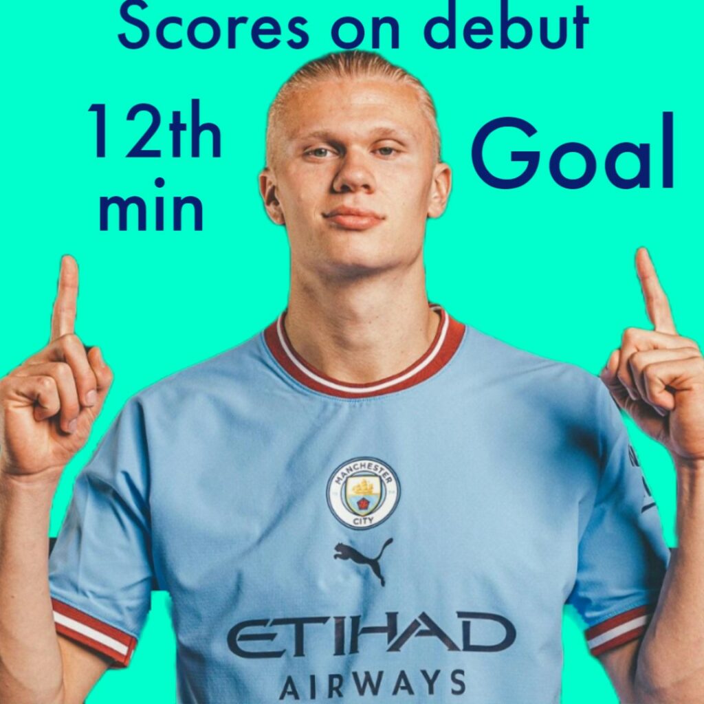 Erling Haaland scores on debut as Man City win their first game of the pre-season  - Asiana Times