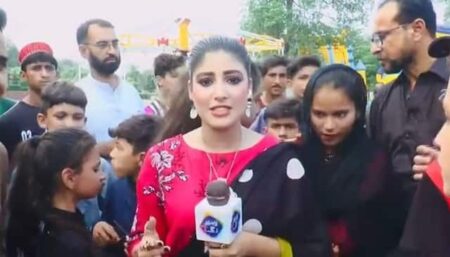 A Pakistani journalist slaps a boy for taunting her on camera. - Asiana Times