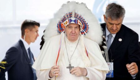 Pope expresses regret for the "deplorable evil" of Canadian native schools