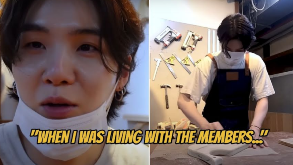 Highlights from the BTS Vlog: Suga creates adorable cutting boards for his members while keeping ARMYs in mind