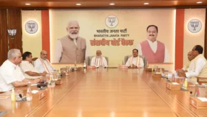 The parliamentary board of the BJP dismissed Nitin Gadkari and Shivraj Singh Chouhan