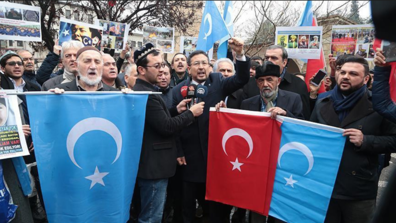 Uyghur Rights Activists in Turkey "Stand4Uyghurs" in recent protest - Asiana Times