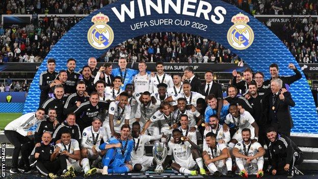 Real Madrid emerges victorious against Frankfurt to win UEFA Super Cup