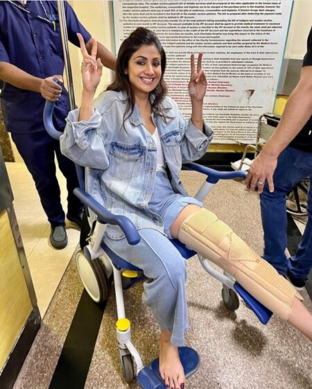 Shilpa Shetty gets injured during shooting , advised bed rest for six weeks