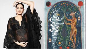 Sonam Kapoor shared a beautiful piece of art dedicated to her newborn. Sonam Kapoor shared a beautiful piece of art dedicated to her newborn.
