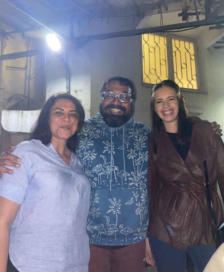 Filmmaker Anurag Kashyap posted a picture with ex-wives with the caption 'My two Pillars'.
