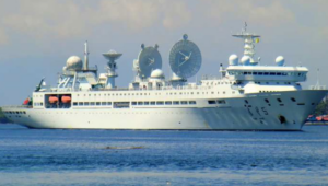 War of words between China and India over ship