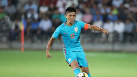 Sunil Chhetri bags AIFF Player of the year for the seventh time