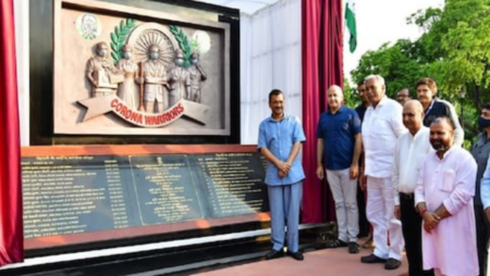 Arvind Kejriwal unveils remodeled 'Phansi Ghar' and 'Corona Warrior Memorial'