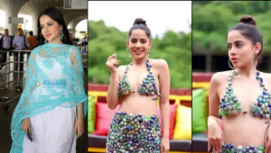 Uorfi Javed establishes yet another fashion statement: The Stone Statement