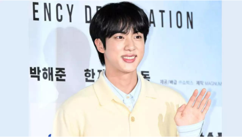 BTS member Jin on the premiere of the movie 'Hunt'