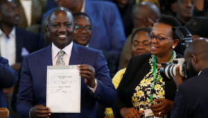 Kenya's Ruto declared president-elect in chaotic scenes