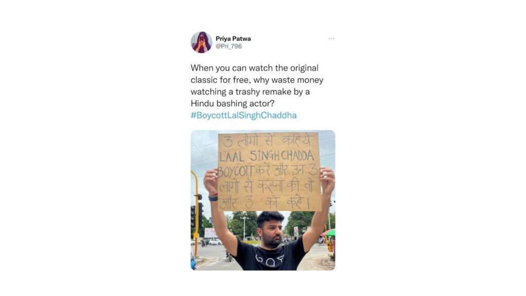 Boycott Laal Singh Chaddha spiraling through the Internet - Asiana Times