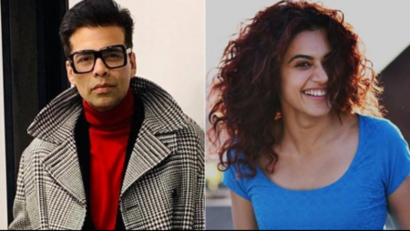 Koffee with Karan,Tapsee's humorous reply