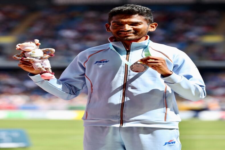 Avinash sable won silver medal in steeplechase Common Wealth Games