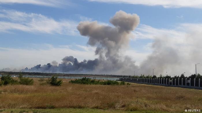 Suspected Ukranian Attack at Russian Airbase