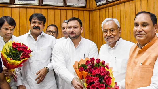 After leaving the NDA alliance, Nitish Kumar took charge as the 8th chief minister. On the same day, Tejaswi Yadav, his deputy, was also sworn in.  The assembly will put the Nitish Kumar-led grand coalition government of Bihar to the test. In the 243-member assembly, of which 241 are already in session, 165 MLAs have vowed to support Nitish Kumar.