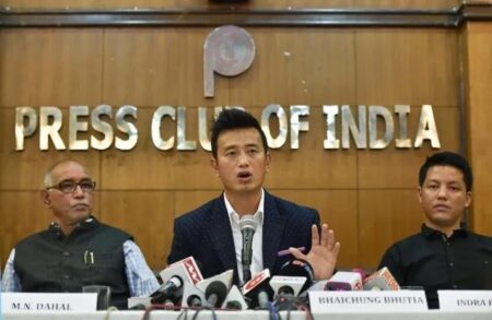 AIFF Elections: Former Indian football captain Bhaichung Bhutia files fresh nomination for president's post - Asiana Times