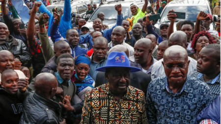 Kenya's Odinga calls presidential election result a 'travesty'