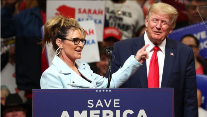Trump Backs Sarah Palin’s Comeback