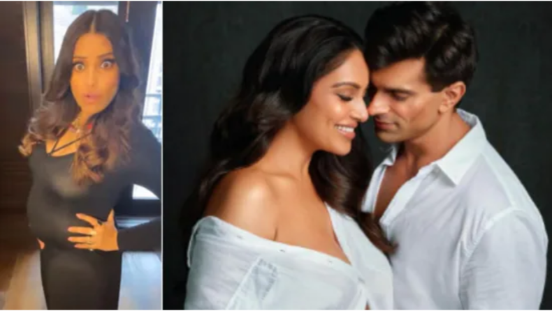 Bipasha Basu created a video which says, “Look, I've a baby in my belly”