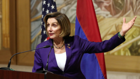 On visit to Armenia, Nancy Pelosi condemns attack by Azerbaijan