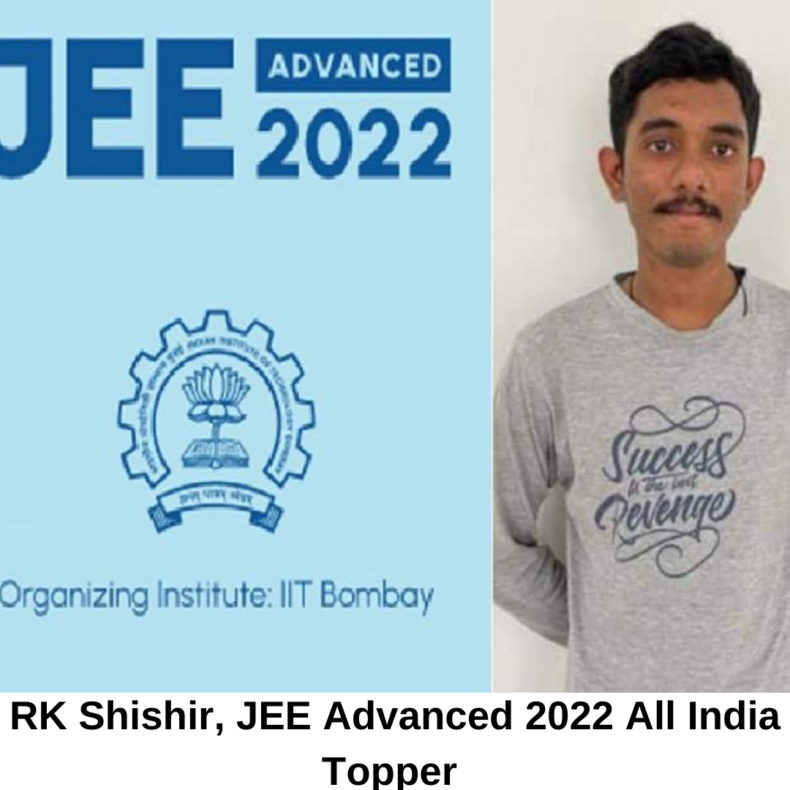 IIT JEE Advanced 2022 result out, RK Shishir tops - Asiana Times